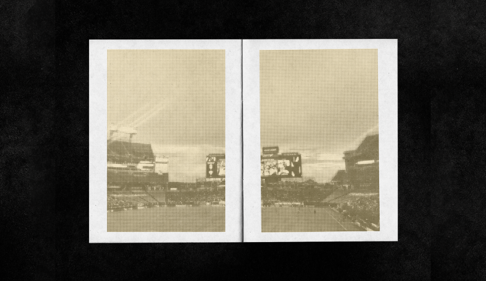 photo from the zine of the nashville stadium.